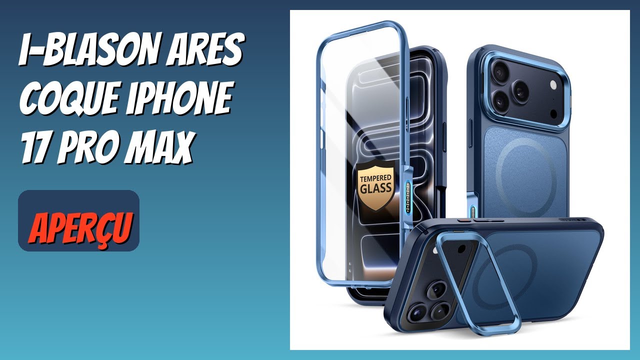 AVIS (2026) : i-BLASON Ares Coque iPhone 17 Pro Max. DÉTAILS