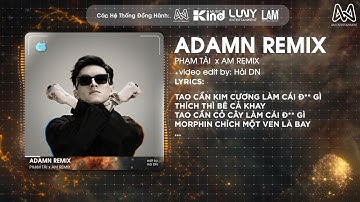 ADAMN REMIX - PHẠM TÀI x AM REMIX - TAO CẦN KIM CƯƠNG LÀM CÁI Đ** GÌ, THÍCH THÌ BÊ CẢ KHAY REMIX