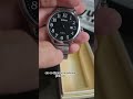 Reloj de lujo para baja visión alto contraste números grandes adulto mayor pulso metálico