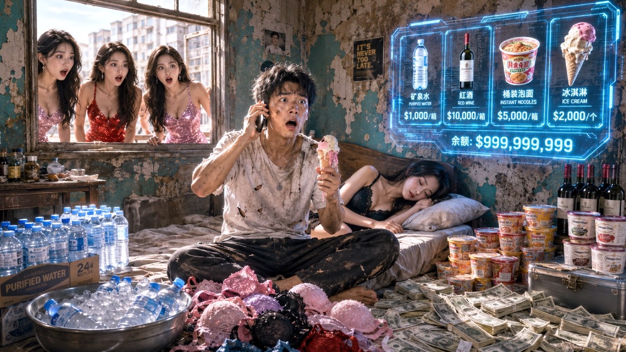 窮小夥遭女友分手，被甩後竟綁定神級系統，恰巧末世來臨，他卻過上了神仙日子，水電美食無限，隔熱服防彈跑車應有盡有，眾多美女紛紛主動上門：大神求收留，我們以身相許！#短劇 #drama