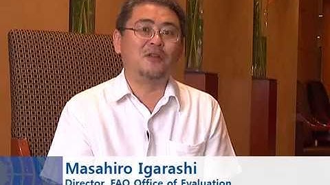 UNEG Lessons and Insights Series - Masahiro Igarashi, FAO