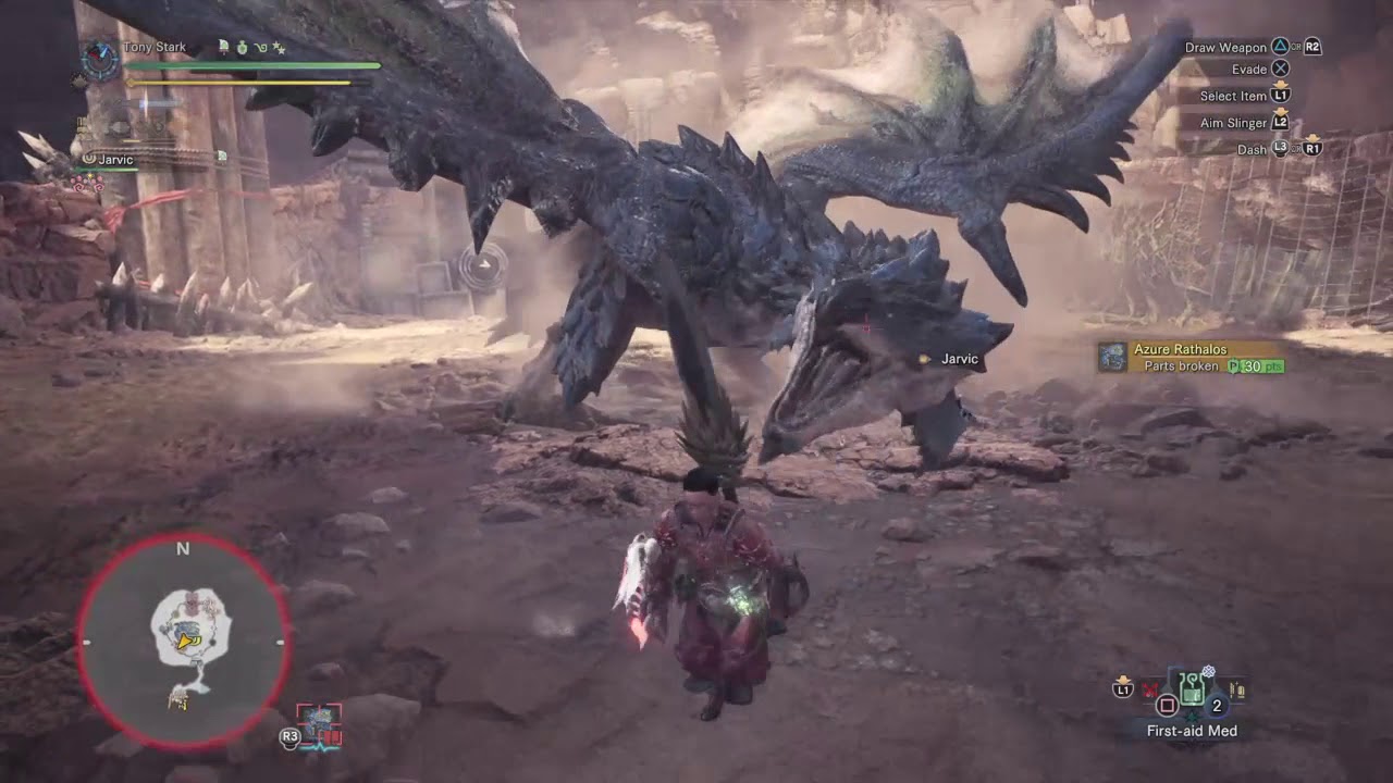 Azure Rathian Azure Rathalos Arena - Monster Hunter: World - YouTube