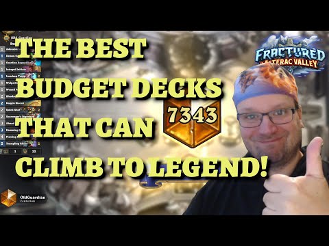 The BEST Hearthstone BUDGET DECKS that can climb to LEGEND! (Fractured in Alterac Valley)