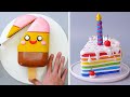 10+ Beautiful Colorful Cake Decorating Ideas Impress All the Rainbow Cake Lovers | So Tasty Cake