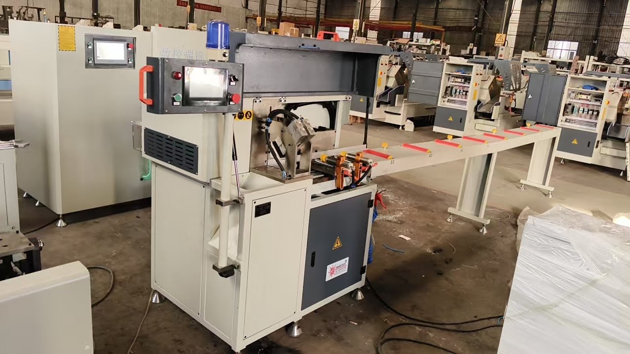 Corner code cutter machine installation - YouTube