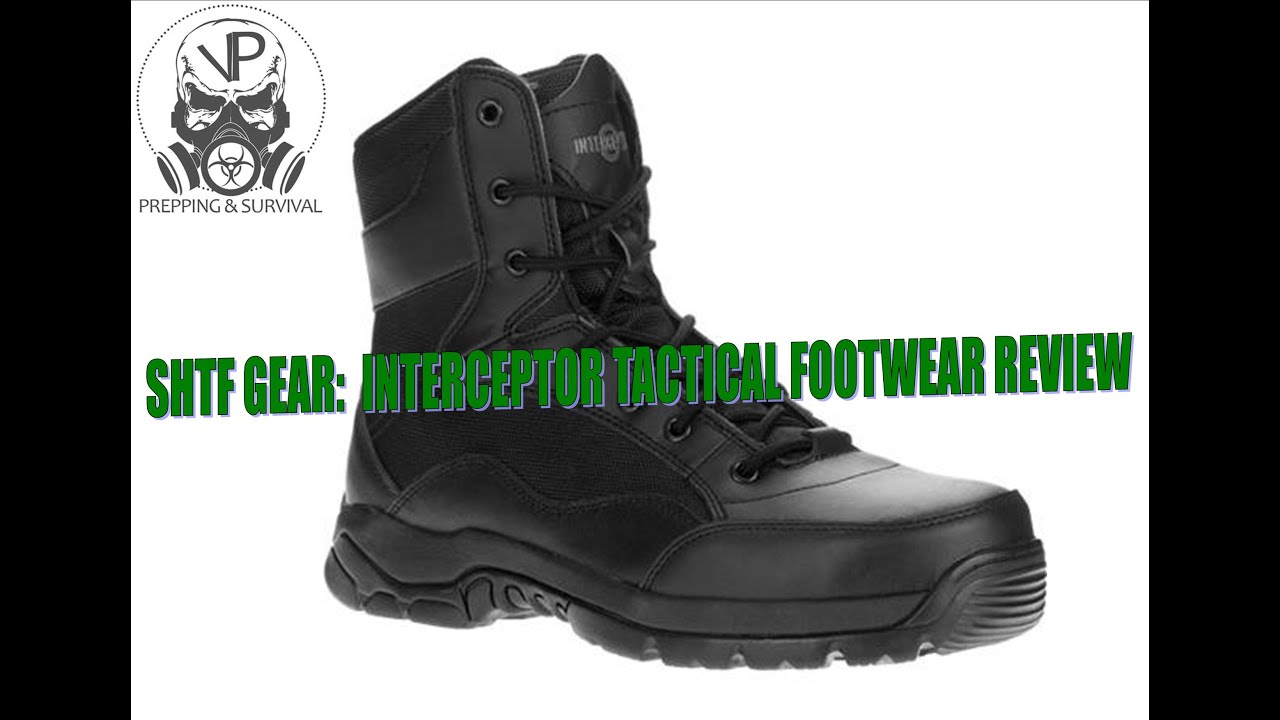 SHTF Gear: Interceptor Tactical Boot Review - YouTube