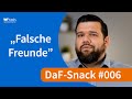 Falsche Freunde: bekommen/become, bilden/build, als/as, also/also / DaF-Snack # 006