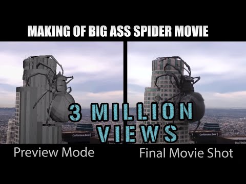 big-ass-spider-(making)---hollywood-movie---malik-gillani's-movie-animation-comparison-reel