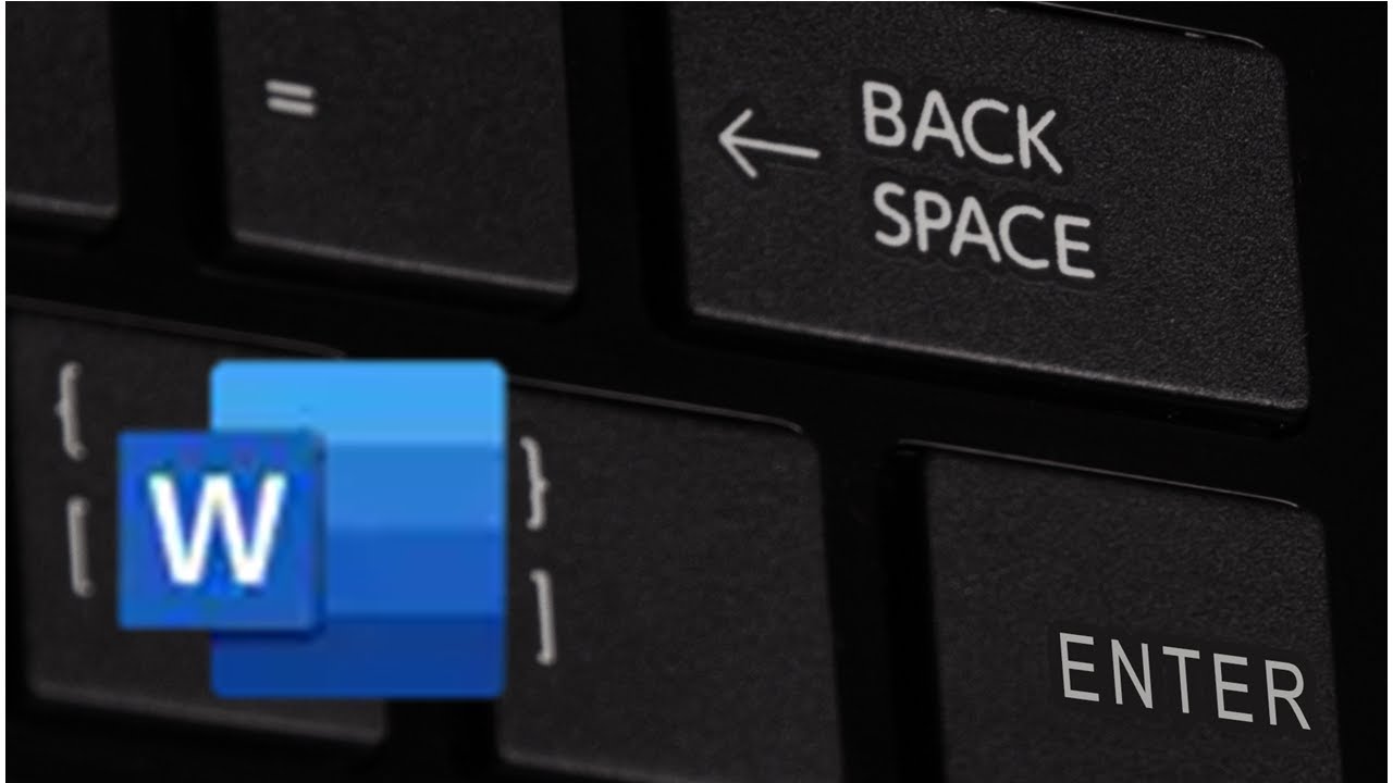 La touche de retour arrière ne marche pas sur votre PC ou sur Word solution YouTube