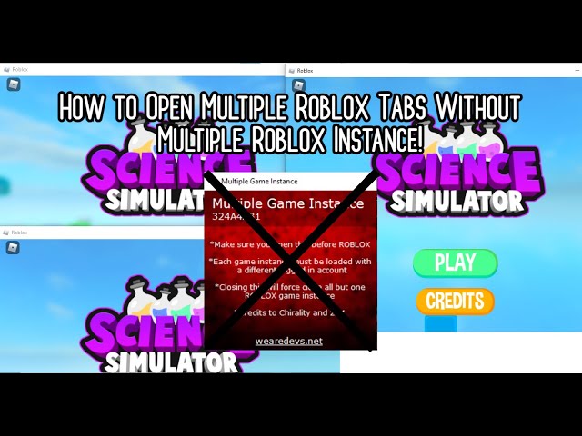 How to Open MULTIPLE Roblox Instances! 