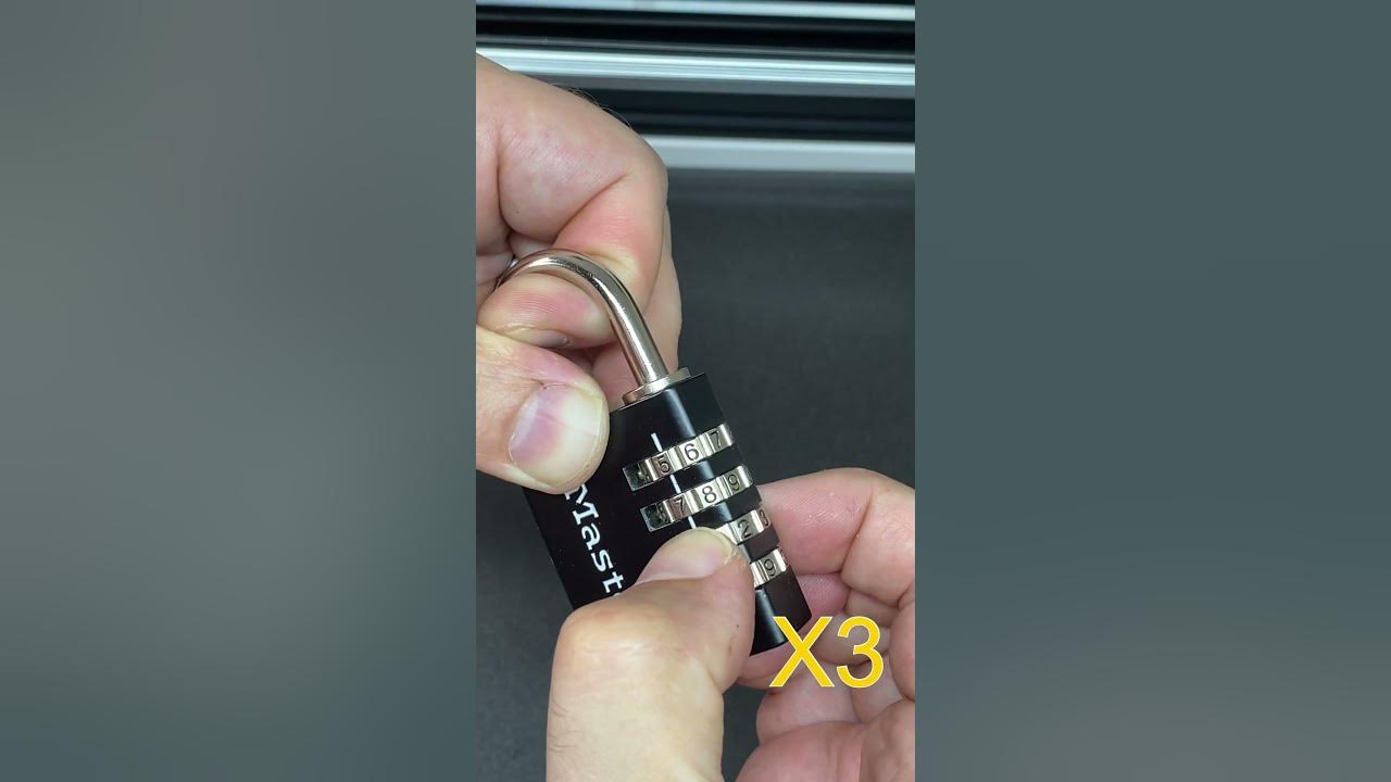 Decoding a Combination Padlock YouTube