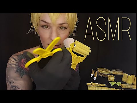 ASMR * 🟡Your Yellow Face Treatment🟡 *