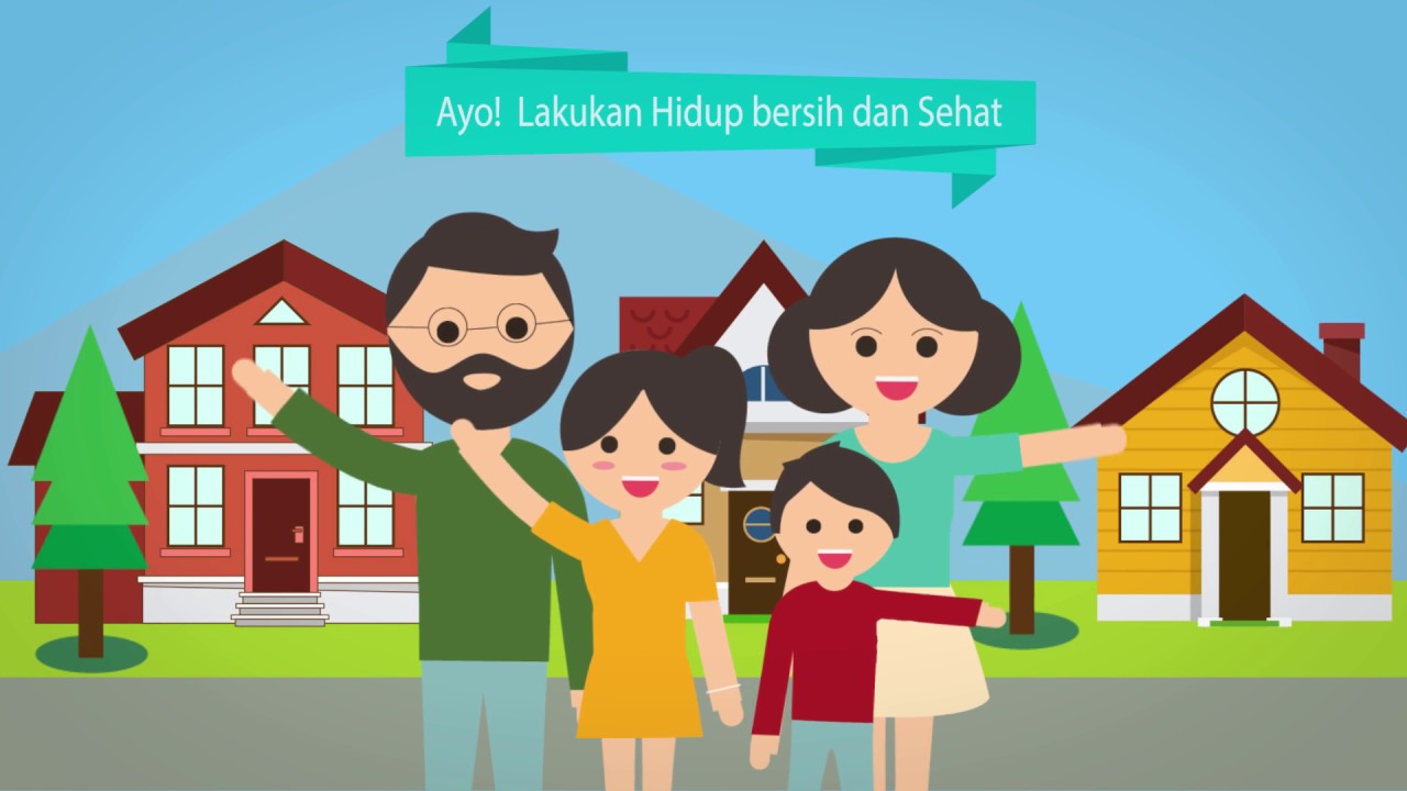  Gambar  Hidup Bersih Dan Sehat Di Rumah Sekitar Rumah