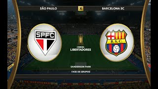 #saopaulo X #barcelonasc Fase de Grupos #libertadores 2024 #fifa23  #fc24