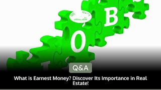 Understanding earnest money is vital for any home buyer. Here’s a quick breakdown: - Earnest money s