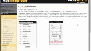 Adding a Quick Search to your Website