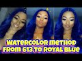 Royal Blue Hair | How to dye your hair blue | watercolor method | Affordable Hair