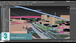 FUM 2019 3dsMax Tutorial 3 of 8: Tyflow's Spline Path part 2 (Jack)