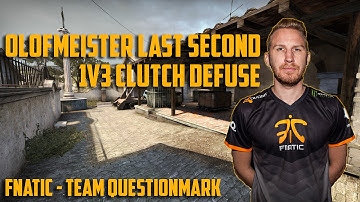 Olofmeister insane last second 1v3 clutch