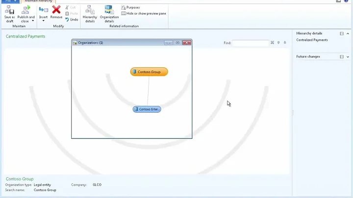 Centralized Payments Organizations Setup In AX 2012 | D365 | AX7