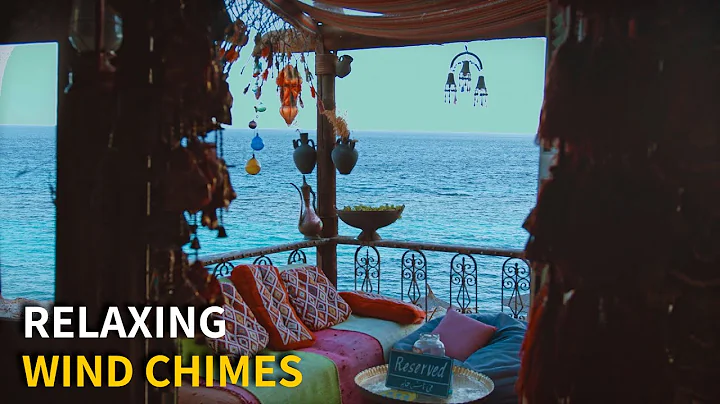 Wind Chimes and Ocean Waves at Amazing Seaside Landscape for Relaxation