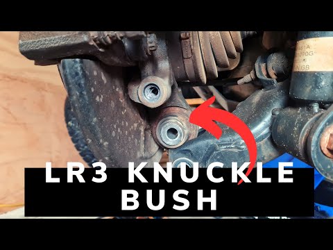 Discovery 3 rear lower knuckle bush replacement guide