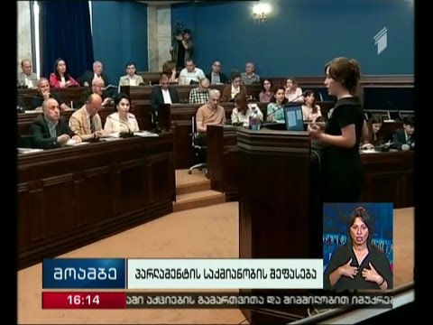 პარლამენტის საქმიანობა 2015 წელს
