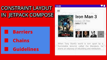 How to use Constraint Layout in Jetpack compose