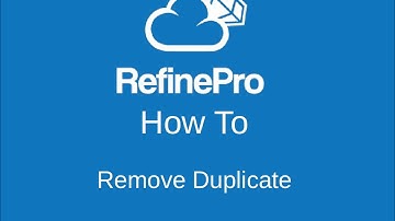 OpenRefine Tutorials: How to Remove Duplicate