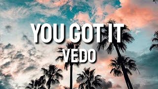 You Got It - Vedo (Lyrics)