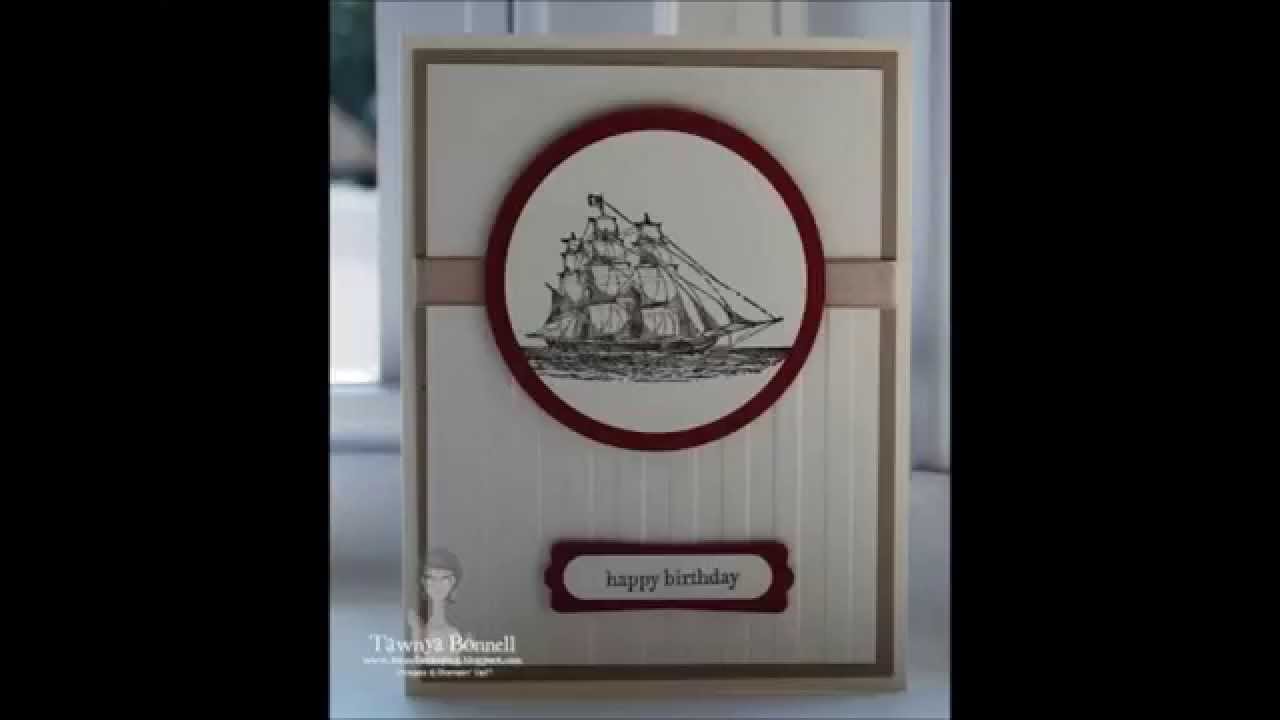 The Open Sea Stampin up Stamps. Gallery#3 10 Quick & Easy Cards - YouTube