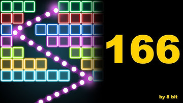 Bricks Breaker Quest - 166 level cleared, 3 stars