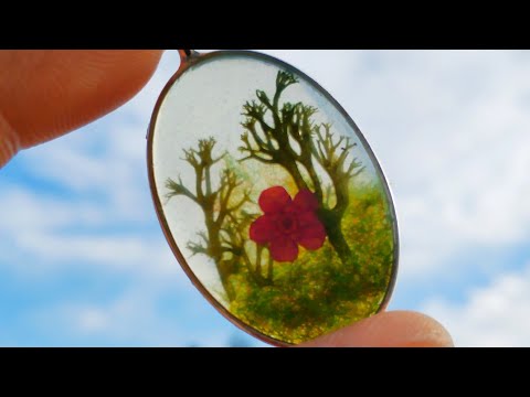 Pendan Made From Dried Plants And EPOXY RESIN | RESIN ART