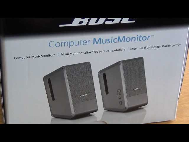 Bose Computer MusicMonitor Speakers (Unboxing) - YouTube