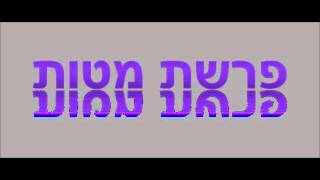 קריאה בתורה פרשת מטות  נוסח ספרדי ירושלמי עליות 2-7 Matot