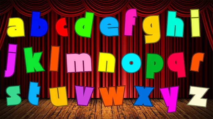 ABC Song | Uppercase & Lowercase Alphabet on Stage | Calm & Colorful Learning for Kids