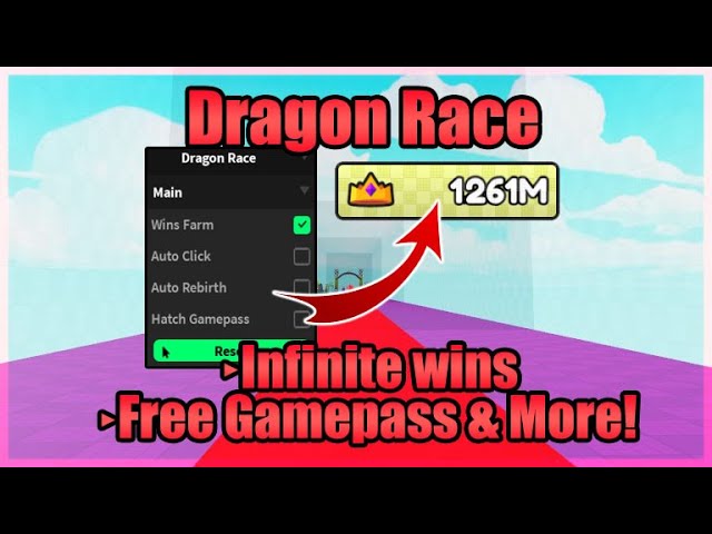 Dragon Race Script for Infinite Wins and More (2023) - Gaming Pirate