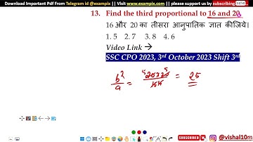 Find the third proportional to 16 and 20.