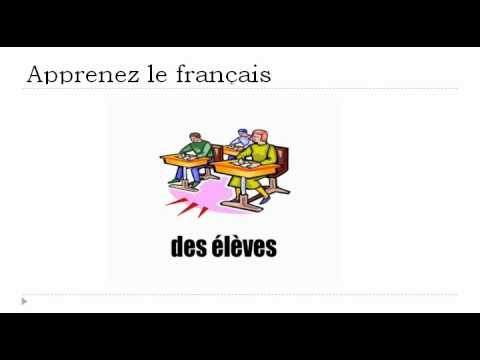 Franska lektion = I skolan # 1
