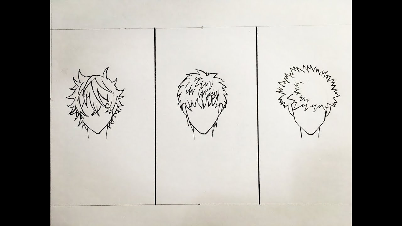 Agshowsnsw  How to draw a boy anime hair drawing