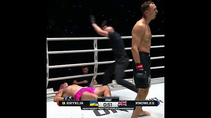 Roman Kryklia destroys three-time WBC Heavyweight Muay Thai World Champion Lyndon Knowles! 👑