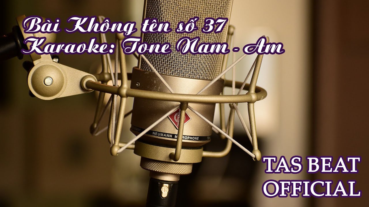 Karaoke Bài Không Tên Số 37 Tone Nam Youtube