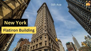 🇺🇸5th Ave, NYC, Flatiron Building! 4k NYC Virtual Walking tour.