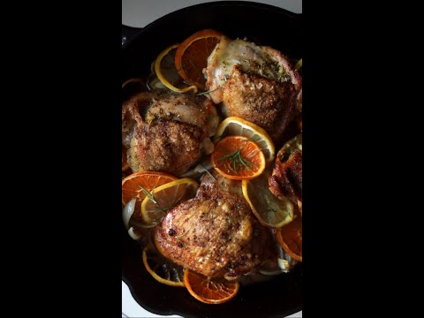 My JUICY & FLAVORFUL Thighs! | Herb & Citrus Roasted Chicken Thighs Recipe