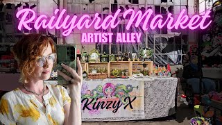 Artist Vlog Small Business art vendor ABQ Railyards Market