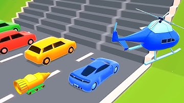 Shape Shifting 🚔🚁🚒 Game All Levels Walkthrough Mobile iOS, Android Gameplay Stick Run Levels 930