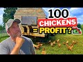 Small Farm Business 100 Chickens Profitable I Did The Math So You Don T Have To 