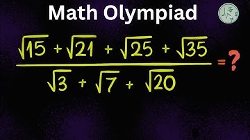 Math Olympiad | Nice Square Root Math Simplification Problem