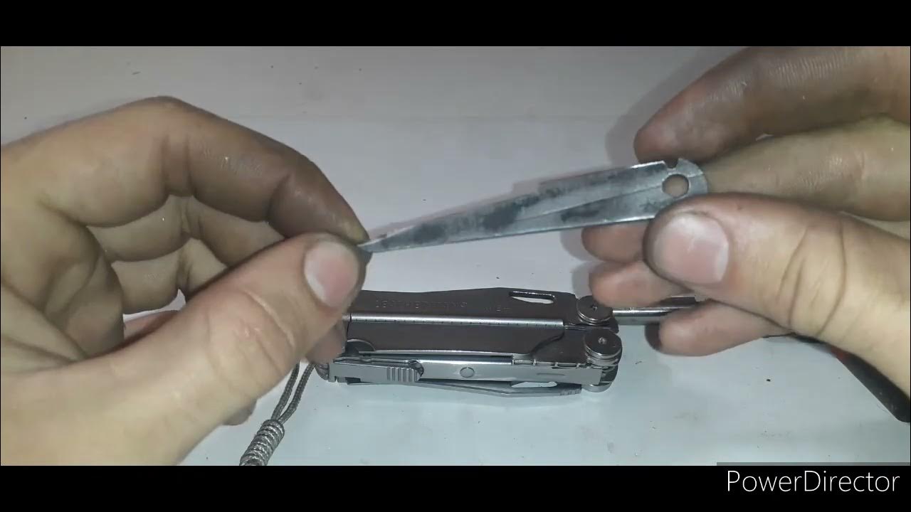 leatherman wave plus awl mod YouTube