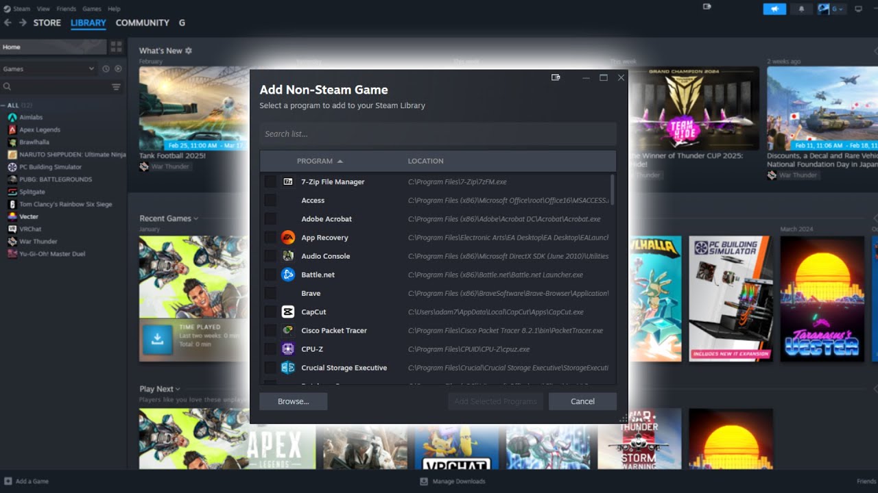 How To Add Non Steam Games To Steam YouTube 